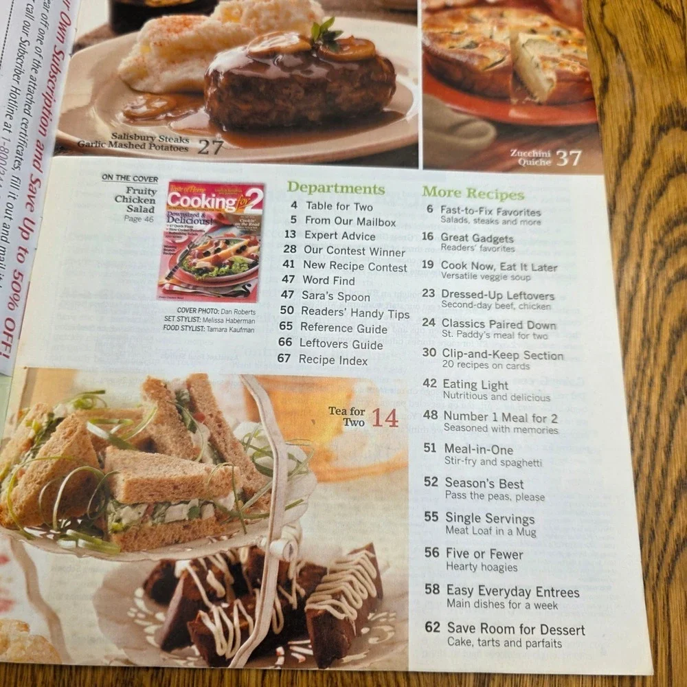 Taste of Home Magazine Lot of 4 Slow Cooker Cooking for 2 Timesaver 2006-2021